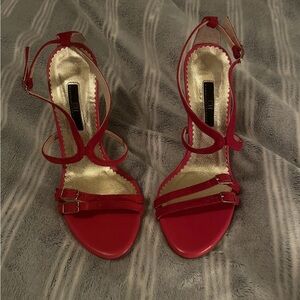 Carolina Herrera Red Stiletto Heels